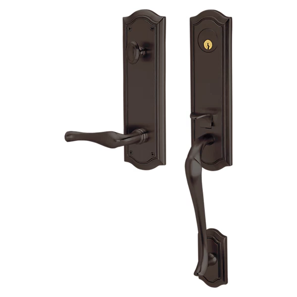 Baldwin - Estate Collection - Tubular Entry Handlesets - Bethpage Emergency Egress Handleset w/ 5447V Bethpage Lever