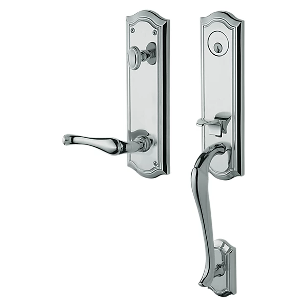 Baldwin - Estate Collection - Tubular Entry Handlesets - Bethpage Emergency Egress Handleset w/ 5447V Bethpage Lever
