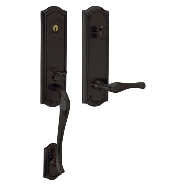 Baldwin - Estate Collection - Tubular Entry Handlesets - Bethpage Emergency Egress Handleset w/ 5447V Bethpage Lever