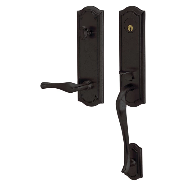 Baldwin - Estate Collection - Tubular Entry Handlesets - Bethpage Emergency Egress Handleset w/ 5447V Bethpage Lever