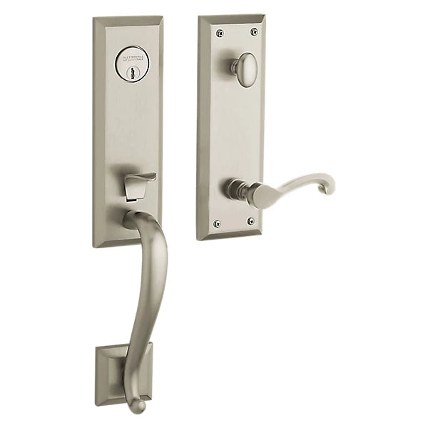 Baldwin - Estate Collection - Tubular Entry Handlesets - Stonegate Emergency Egress Handleset w/ 5445V Classic Lever