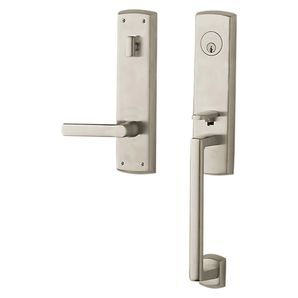 Baldwin - Estate Collection - Tubular Entry Handlesets - Soho 3/4 Escutcheon Emergency Egress Handleset w/ 5485V Soho Lever