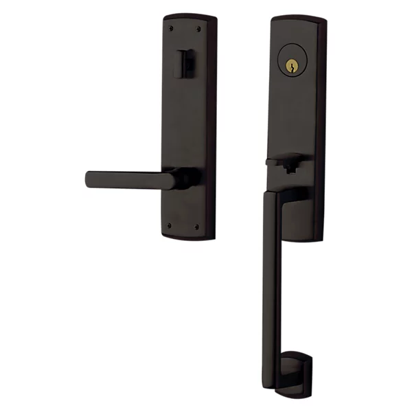 Baldwin - Estate Collection - Tubular Entry Handlesets - Soho 3/4 Escutcheon Emergency Egress Handleset w/ 5485V Soho Lever