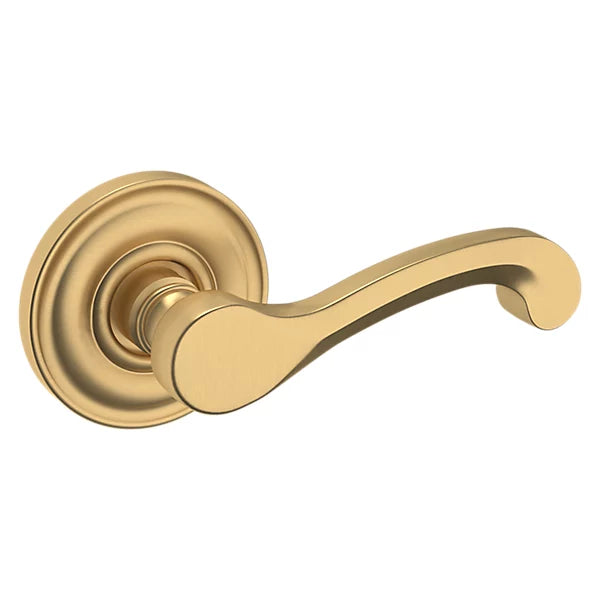 Baldwin - Estate Collection - Knobs & Levers - 5445V Classic Door Lever w/ 5048 Rose (Pre-Configured)