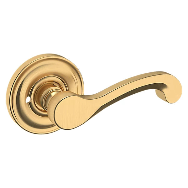 Baldwin - Estate Collection - Knobs & Levers - 5445V Classic Door Lever w/ 5048 Rose (Pre-Configured)