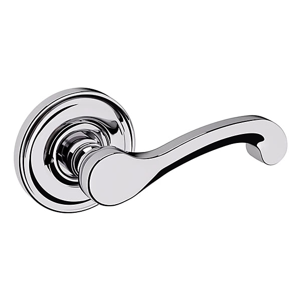 Baldwin - Estate Collection - Knobs & Levers - 5445V Classic Door Lever w/ 5048 Rose (Pre-Configured)