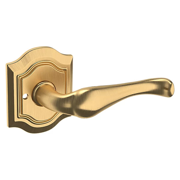 Baldwin - Estate Collection - Knobs & Levers - 5447V Bethpage Door Lever w/ R027 Rose (Pre-Configured)