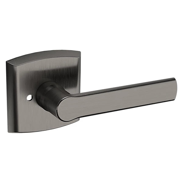 Baldwin - Estate Collection - Knobs & Levers - 5485V Soho Door Lever w/ R026 Rose (Pre-Configured)