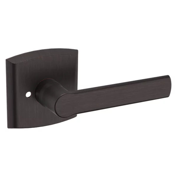 Baldwin - Estate Collection - Knobs & Levers - 5485V Soho Door Lever w/ R026 Rose (Pre-Configured)