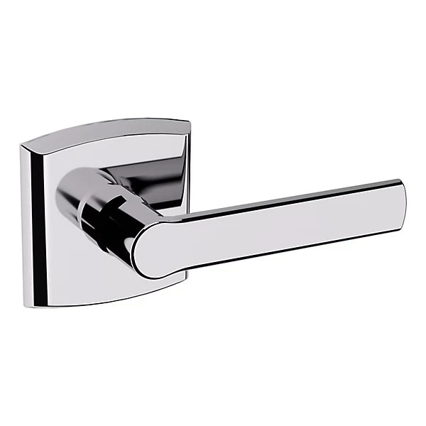 Baldwin - Estate Collection - Knobs & Levers - 5485V Soho Door Lever w/ R026 Rose (Pre-Configured)