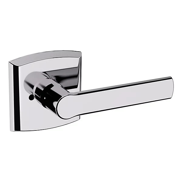 Baldwin - Estate Collection - Knobs & Levers - 5485V Soho Door Lever w/ R026 Rose (Pre-Configured)