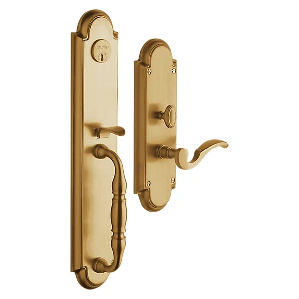 Baldwin - Estate Collection - Mortise Entry Handlesets - Hamilton 6544 Mortise Handleset (Trim ONLY)