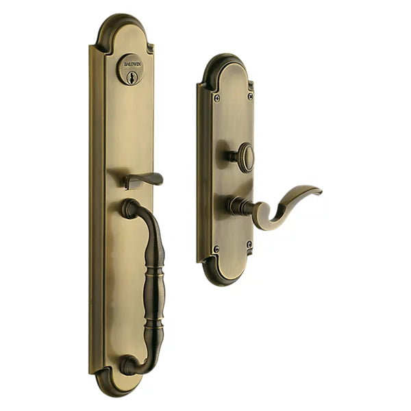 Baldwin - Estate Collection - Mortise Entry Handlesets - Hamilton 6544 Mortise Handleset (Trim ONLY)