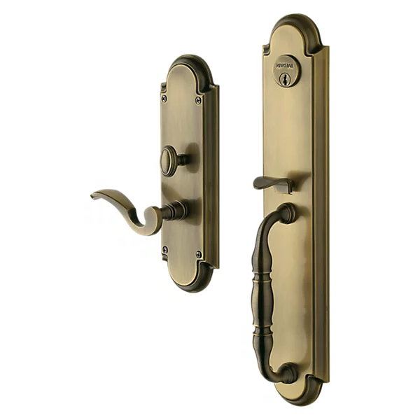 Baldwin - Estate Collection - Mortise Entry Handlesets - Hamilton 6544 Mortise Handleset (Trim ONLY)