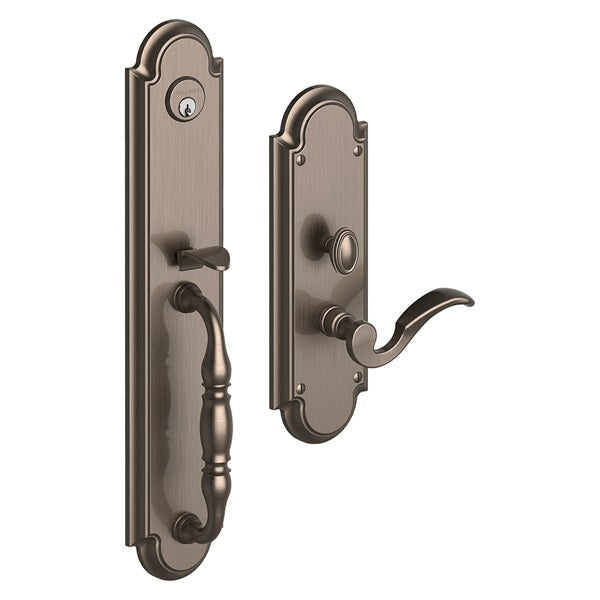 Baldwin - Estate Collection - Mortise Entry Handlesets - Hamilton 6544 Mortise Handleset (Trim ONLY)