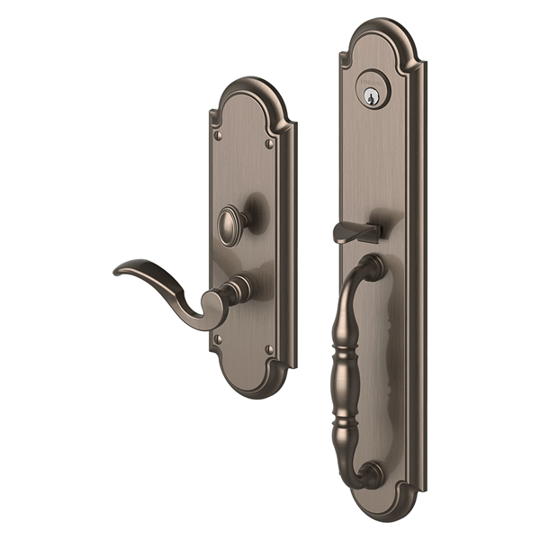 Baldwin - Estate Collection - Mortise Entry Handlesets - Hamilton 6544 Mortise Handleset (Trim ONLY)