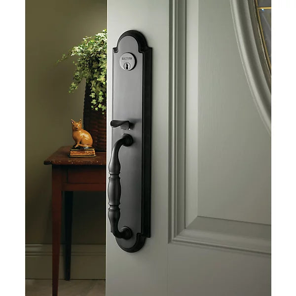 Baldwin - Estate Collection - Mortise Entry Handlesets - Hamilton 6544 Mortise Handleset (Trim ONLY)