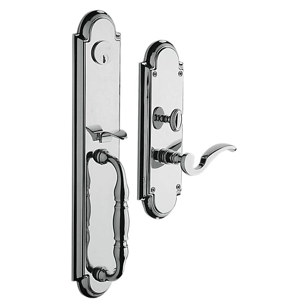 Baldwin - Estate Collection - Mortise Entry Handlesets - Hamilton 6544 Mortise Handleset (Trim ONLY)