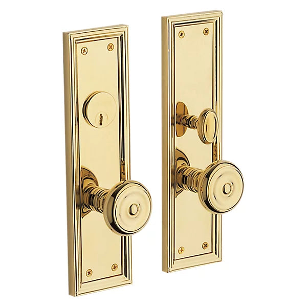 Baldwin - Estate Collection - Mortise Entry Handlesets - Nashville Knob Trim 6547 Mortise Handleset (Trim ONLY)
