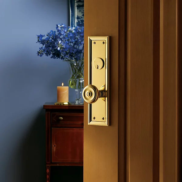 Baldwin - Estate Collection - Mortise Entry Handlesets - Nashville Knob Trim 6547 Mortise Handleset (Trim ONLY)