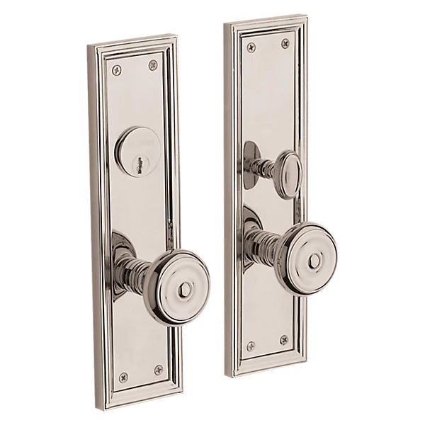 Baldwin - Estate Collection - Mortise Entry Handlesets - Nashville Knob Trim 6547 Mortise Handleset (Trim ONLY)