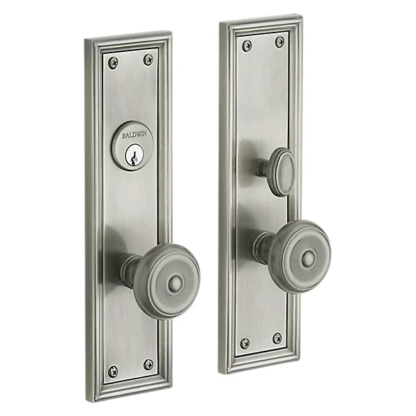Baldwin - Estate Collection - Mortise Entry Handlesets - Nashville Knob Trim 6547 Mortise Handleset (Trim ONLY)