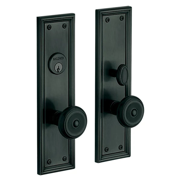 Baldwin - Estate Collection - Mortise Entry Handlesets - Nashville Knob Trim 6547 Mortise Handleset (Trim ONLY)