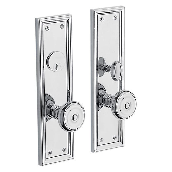 Baldwin - Estate Collection - Mortise Entry Handlesets - Nashville Knob Trim 6547 Mortise Handleset (Trim ONLY)