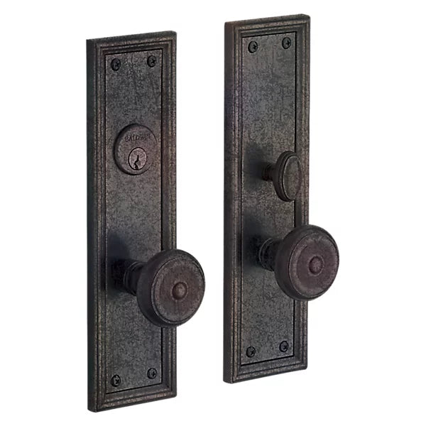 Baldwin - Estate Collection - Mortise Entry Handlesets - Nashville Knob Trim 6547 Mortise Handleset (Trim ONLY)