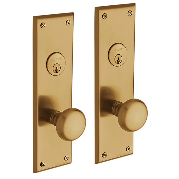 Baldwin - Estate Collection - Mortise Entry Handlesets - Baltimore 6552 Mortise Handleset (Trim ONLY)