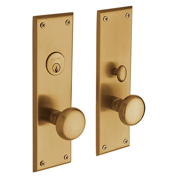 Baldwin - Estate Collection - Mortise Entry Handlesets - Baltimore 6552 Mortise Handleset (Trim ONLY)