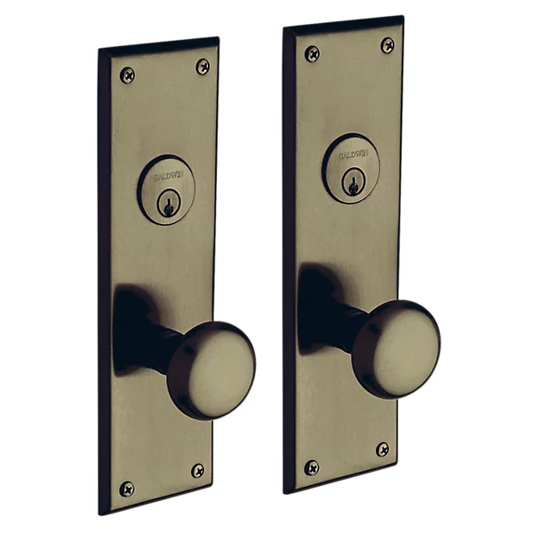 Baldwin - Estate Collection - Mortise Entry Handlesets - Baltimore 6552 Mortise Handleset (Trim ONLY)