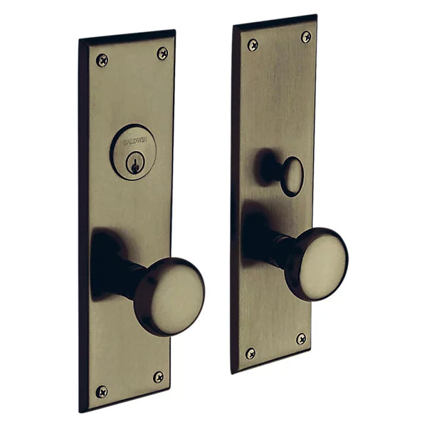 Baldwin - Estate Collection - Mortise Entry Handlesets - Baltimore 6552 Mortise Handleset (Trim ONLY)
