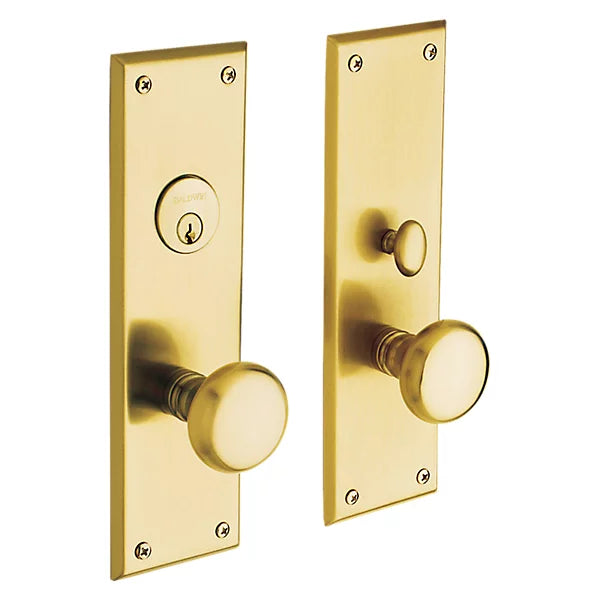 Baldwin - Estate Collection - Mortise Entry Handlesets - Baltimore 6552 Mortise Handleset (Trim ONLY)