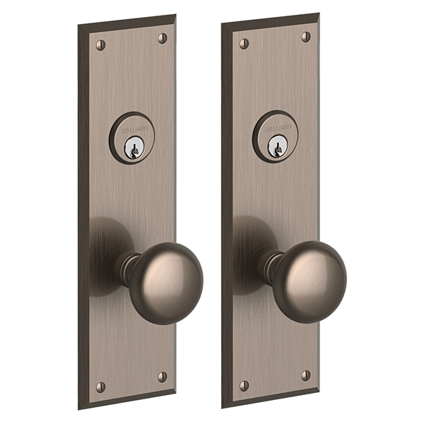 Baldwin - Estate Collection - Mortise Entry Handlesets - Baltimore 6552 Mortise Handleset (Trim ONLY)