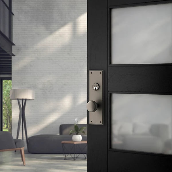 Baldwin - Estate Collection - Mortise Entry Handlesets - Baltimore 6552 Mortise Handleset (Trim ONLY)