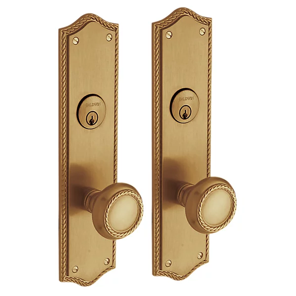 Baldwin - Estate Collection - Mortise Entry Handlesets - Barclay 6554 Mortise Handleset (Trim ONLY)