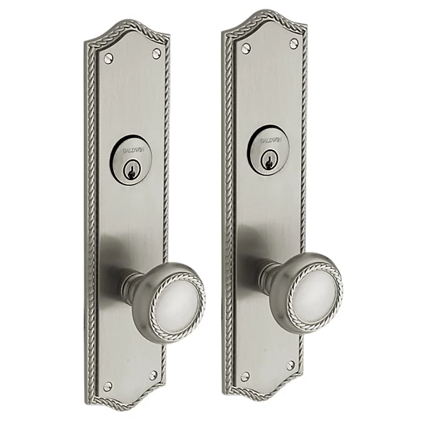 Baldwin - Estate Collection - Mortise Entry Handlesets - Barclay 6554 Mortise Handleset (Trim ONLY)