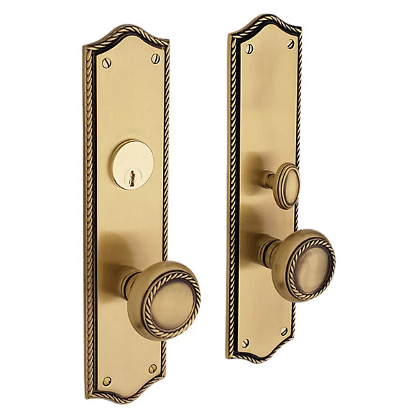 Baldwin - Estate Collection - Mortise Entry Handlesets - Barclay 6554 Mortise Handleset (Trim ONLY)