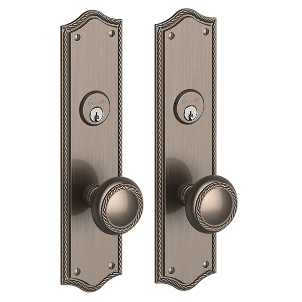 Baldwin - Estate Collection - Mortise Entry Handlesets - Barclay 6554 Mortise Handleset (Trim ONLY)