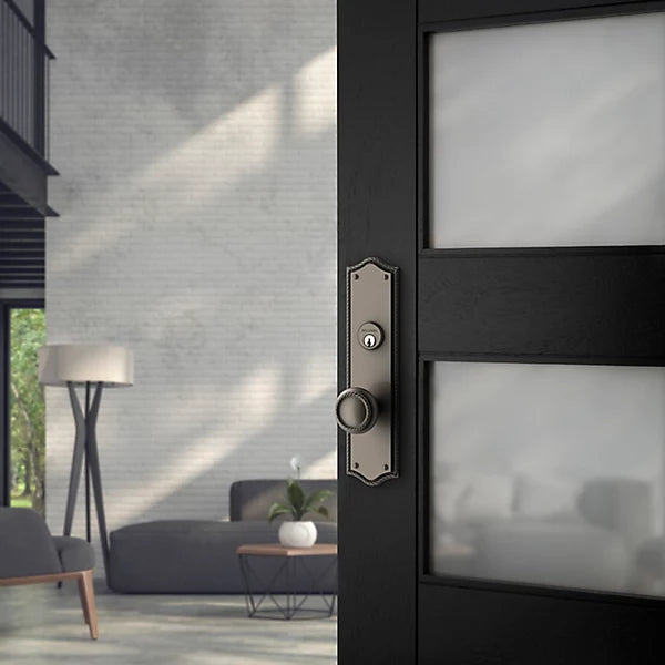 Baldwin - Estate Collection - Mortise Entry Handlesets - Barclay 6554 Mortise Handleset (Trim ONLY)