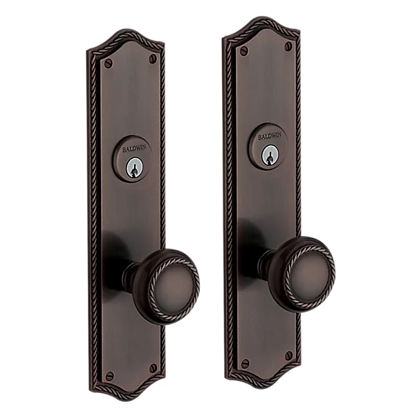 Baldwin - Estate Collection - Mortise Entry Handlesets - Barclay 6554 Mortise Handleset (Trim ONLY)