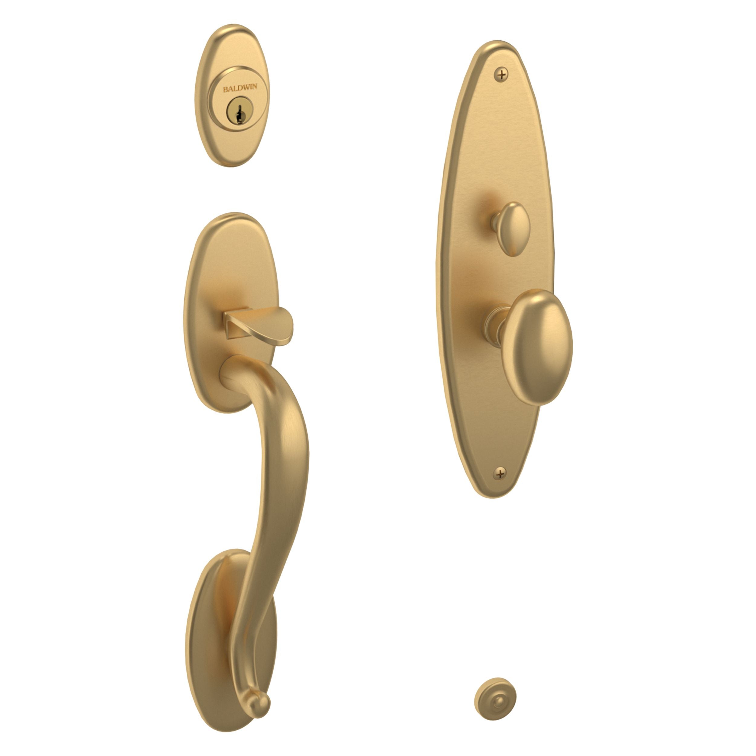 Baldwin - Estate Collection - Mortise Entry Handlesets - Lexington 6560 Mortise Handleset (Trim ONLY)