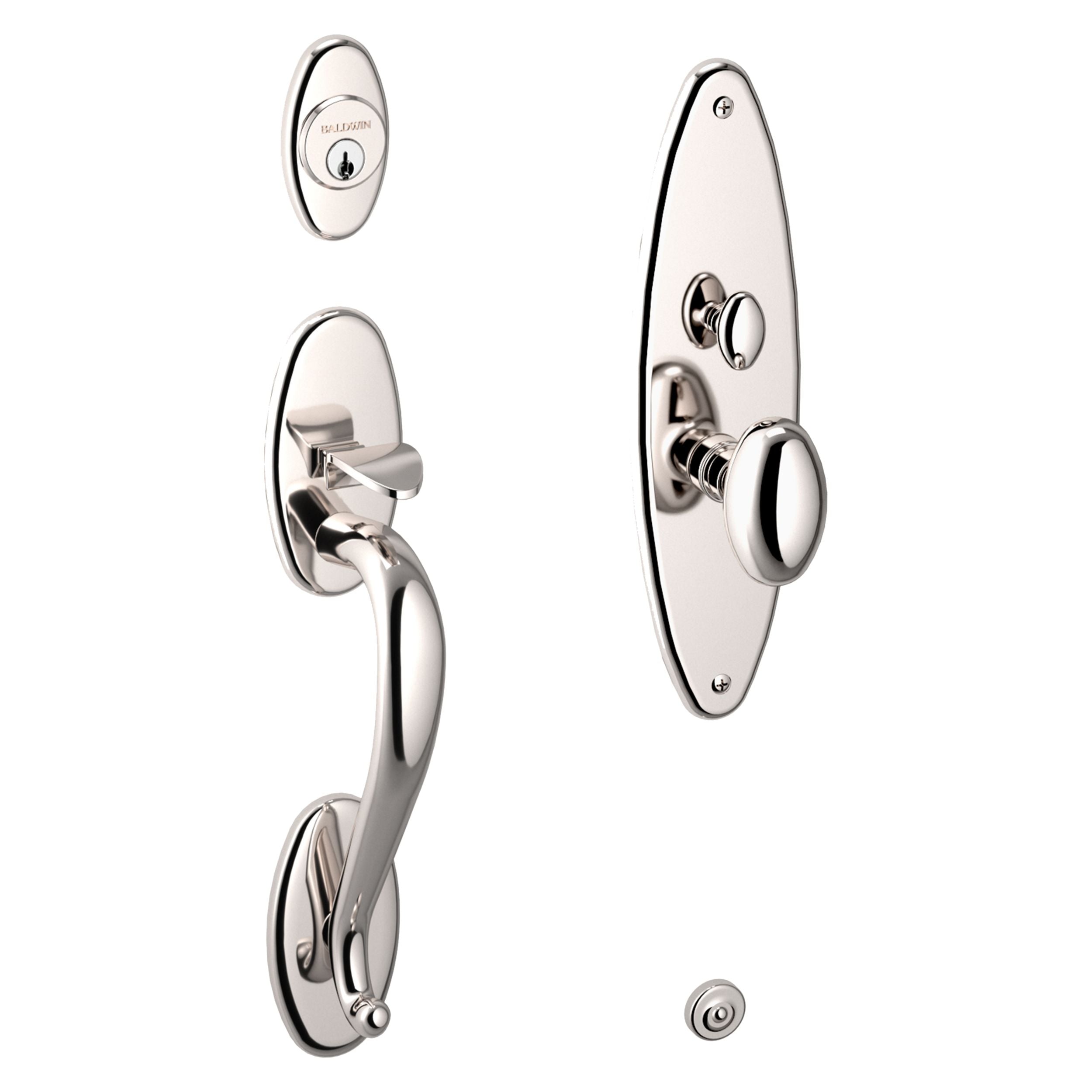 Baldwin - Estate Collection - Mortise Entry Handlesets - Lexington 6560 Mortise Handleset (Trim ONLY)