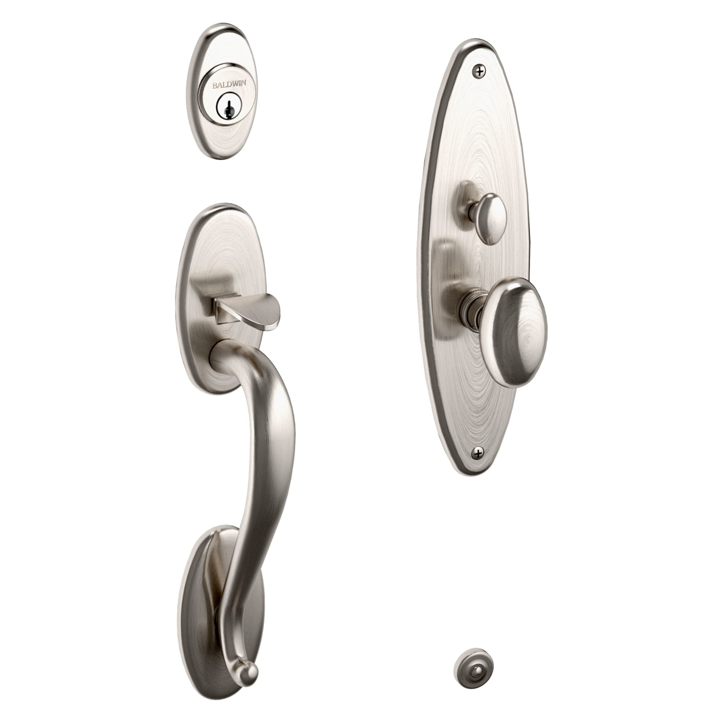 Baldwin - Estate Collection - Mortise Entry Handlesets - Lexington 6560 Mortise Handleset (Trim ONLY)