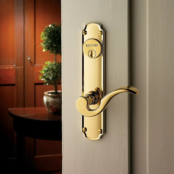 Baldwin - Estate Collection - Mortise Entry Handlesets - Bismark 6942 Mortise Handleset (Trim ONLY)