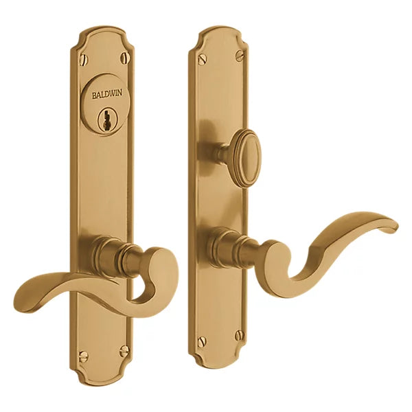 Baldwin - Estate Collection - Mortise Entry Handlesets - Bismark 6942 Mortise Handleset (Trim ONLY)