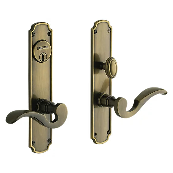 Baldwin - Estate Collection - Mortise Entry Handlesets - Bismark 6942 Mortise Handleset (Trim ONLY)