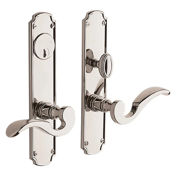 Baldwin - Estate Collection - Mortise Entry Handlesets - Bismark 6942 Mortise Handleset (Trim ONLY)