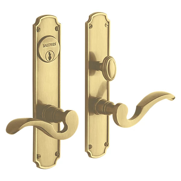 Baldwin - Estate Collection - Mortise Entry Handlesets - Bismark 6942 Mortise Handleset (Trim ONLY)